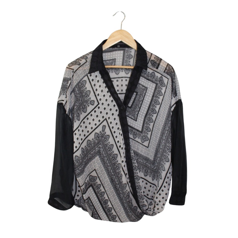 Robert Kitchen Shear‎ Womens Shirt XL Black